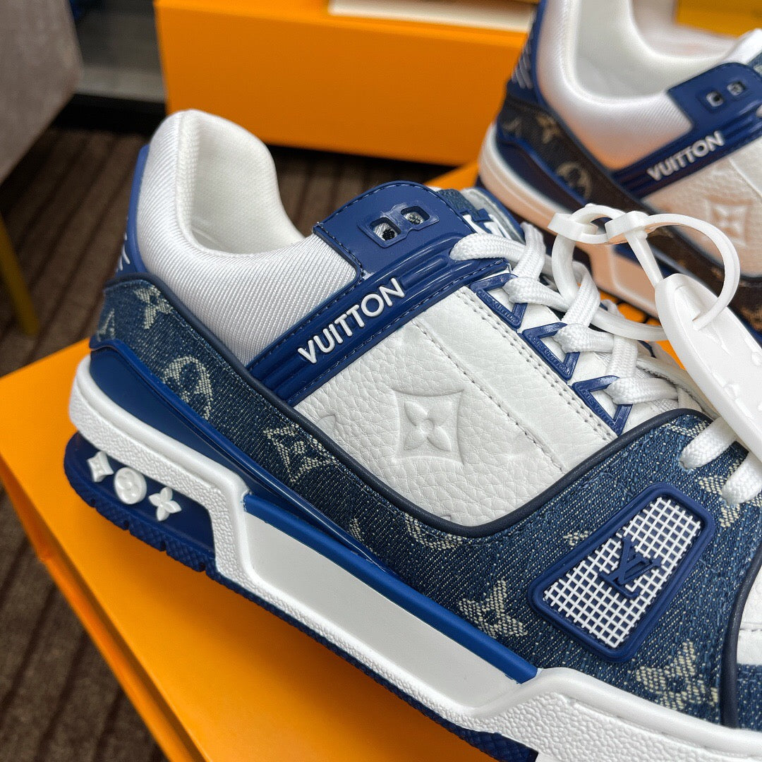 LV Trainer Sneaker – Blue