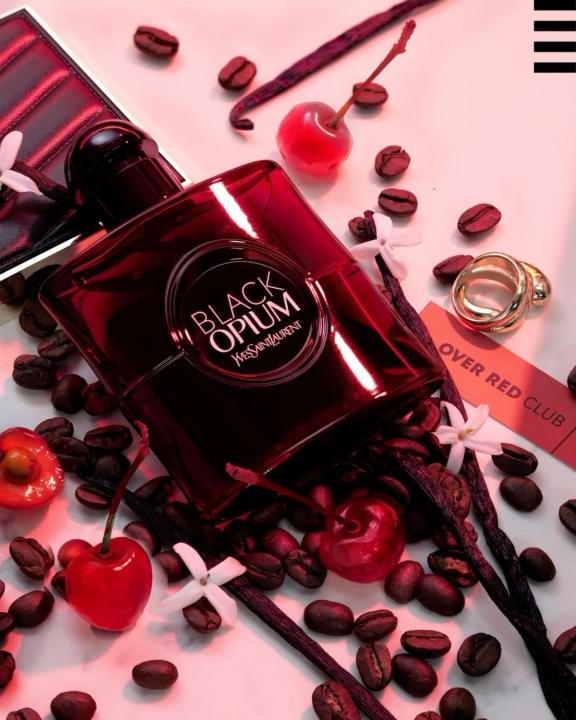 Yves Saint Laurent YSL Opium Black EDP Over Red 90ML